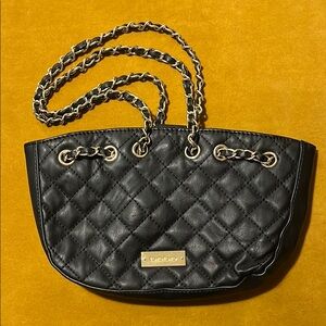 Bebe quilted shoulder bag